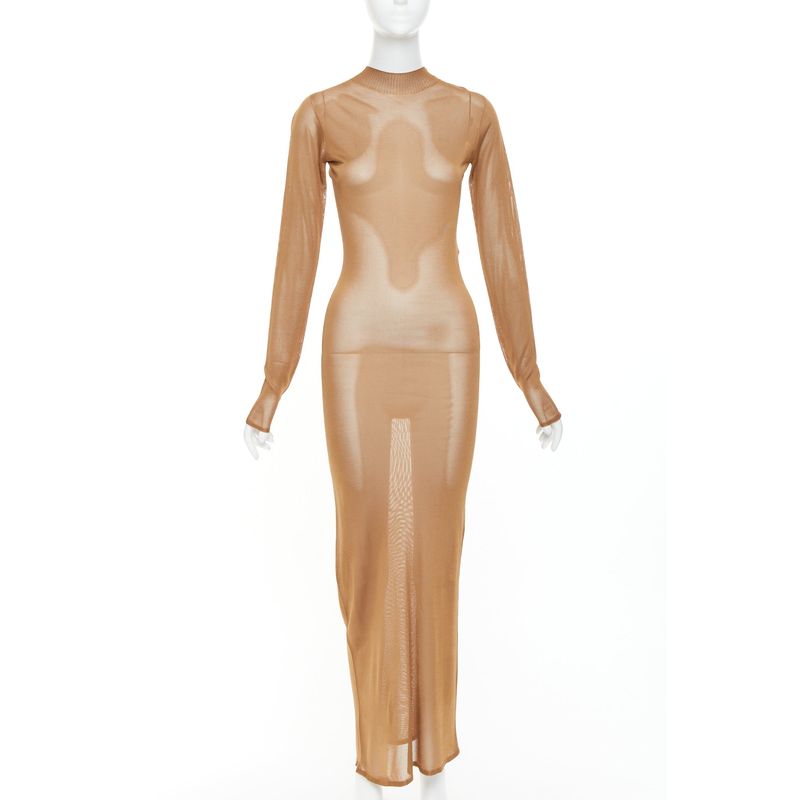 Saint Laurent 2022 Sheer Maxi Dress